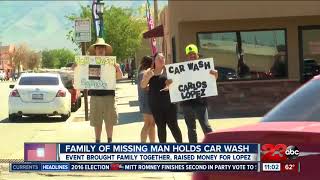 Family of missing Bakersfield man holds car wash