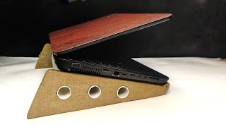 Self Made Laptop Stand Out of Cardboard | Diy Laptop Stand | Easy useful Things