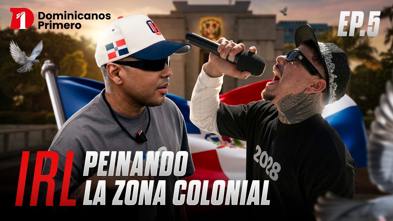PEINANDO LA ZONA COLONIAL CON CARLOS  MONTESQUIEU Y SANTIAGO MATIAS ALOFOKE