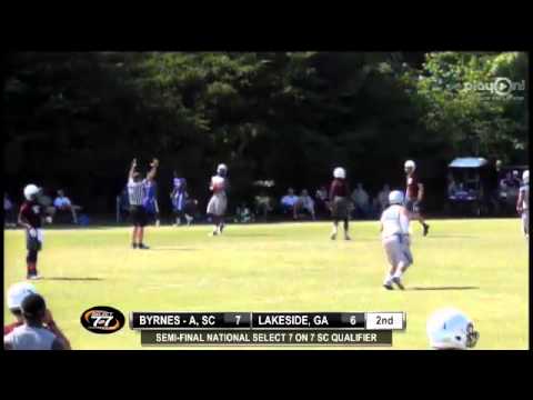 Byrnes Scores Again vs. Lakeside at National Select 7on7 Qualifier