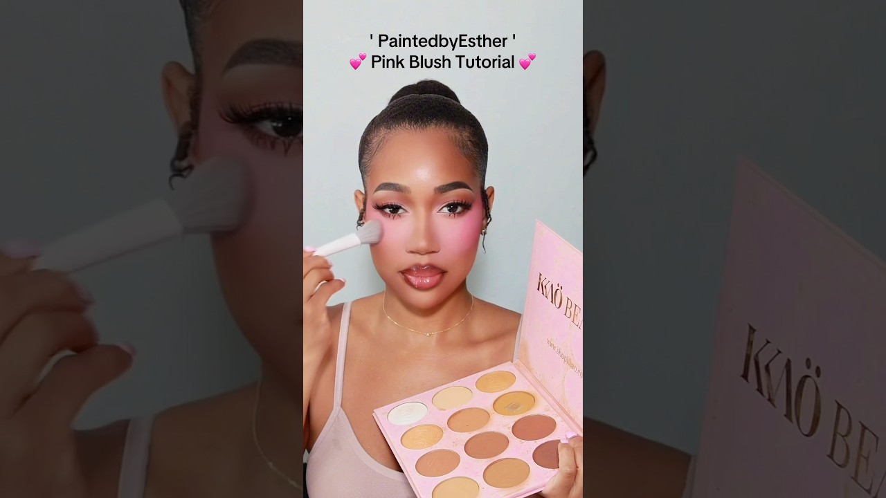 ALL PINK BLUSH LOVERS GATHER HERE😍💕💖🩷 #makeup #makeuptutorial