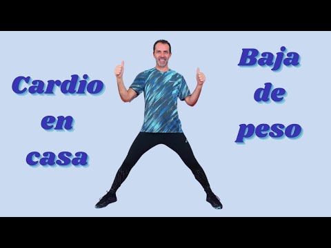 Ejercicios de cardio en casa para bajar de peso y tonificar piernas y glúteos.