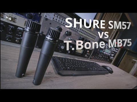 40$ vs 100$ Mic (T.Bone MB 75 vs Shure Sm57 Comparison)