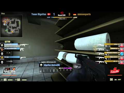FBM S3 CS:GO - Group B - Winners match - Team Dignitas vs. Mousesports (Bo3)