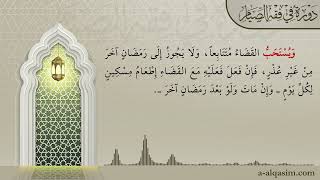 صورة 13 | شرح زاد المستقنع | دورة في فقه الصيام