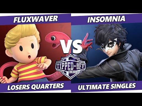 Tipped Off: Reunion Losers Quarters - Insomnia (Joker) Vs. FluxWaver (Lucas) SSBU Ultimate Tournamen