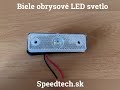 Obrysové LED svetlo 12V / 24V - biele 3xLED / ECE R7 (96x31mm) - Video Youtube