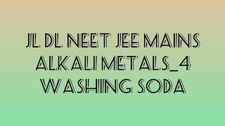 Alkali metals#4 washing soda preperation and properties