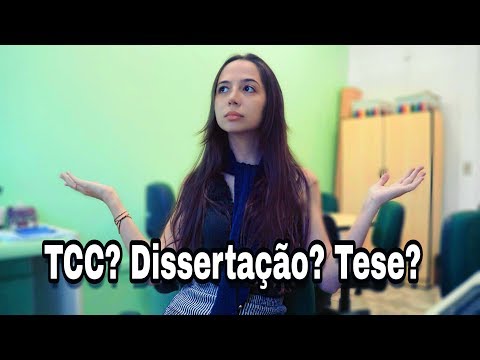 Qual é a diferença entre TCC, dissertação e tese?