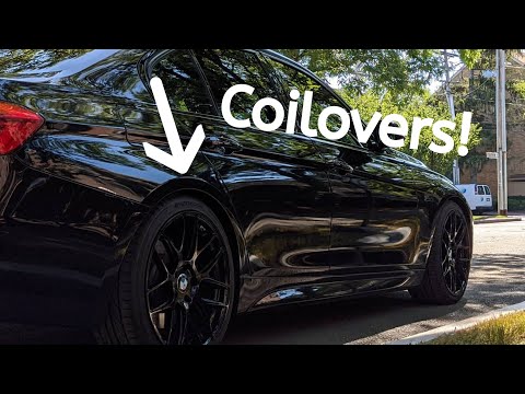 I Had Bilstein B14 Coilovers Installed on my F30 BMW 340i! INSANE TRANSFORMATION!