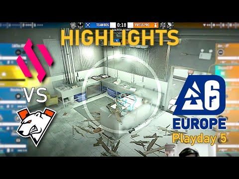 7-1 NEEDED FOR BDS! BDS vs Virtus Pro - HIGHLIGHTS - Playday 5 - EUL 2023 Stage 1 - R6 Esport
