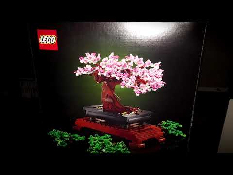Timelapse Build of my Lego Bonsai Tree (Set 10281)