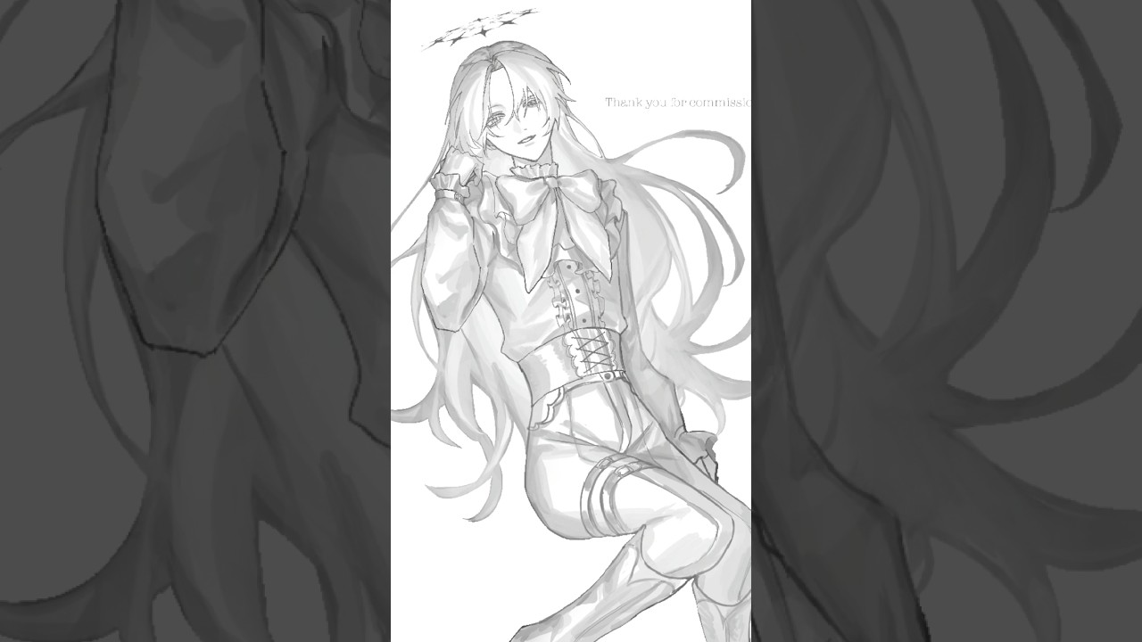 イラストメイキング #skeb #commission #art #illustration