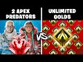 2 Apex Predators vs Unlimited Golds (Impossible Challenge)