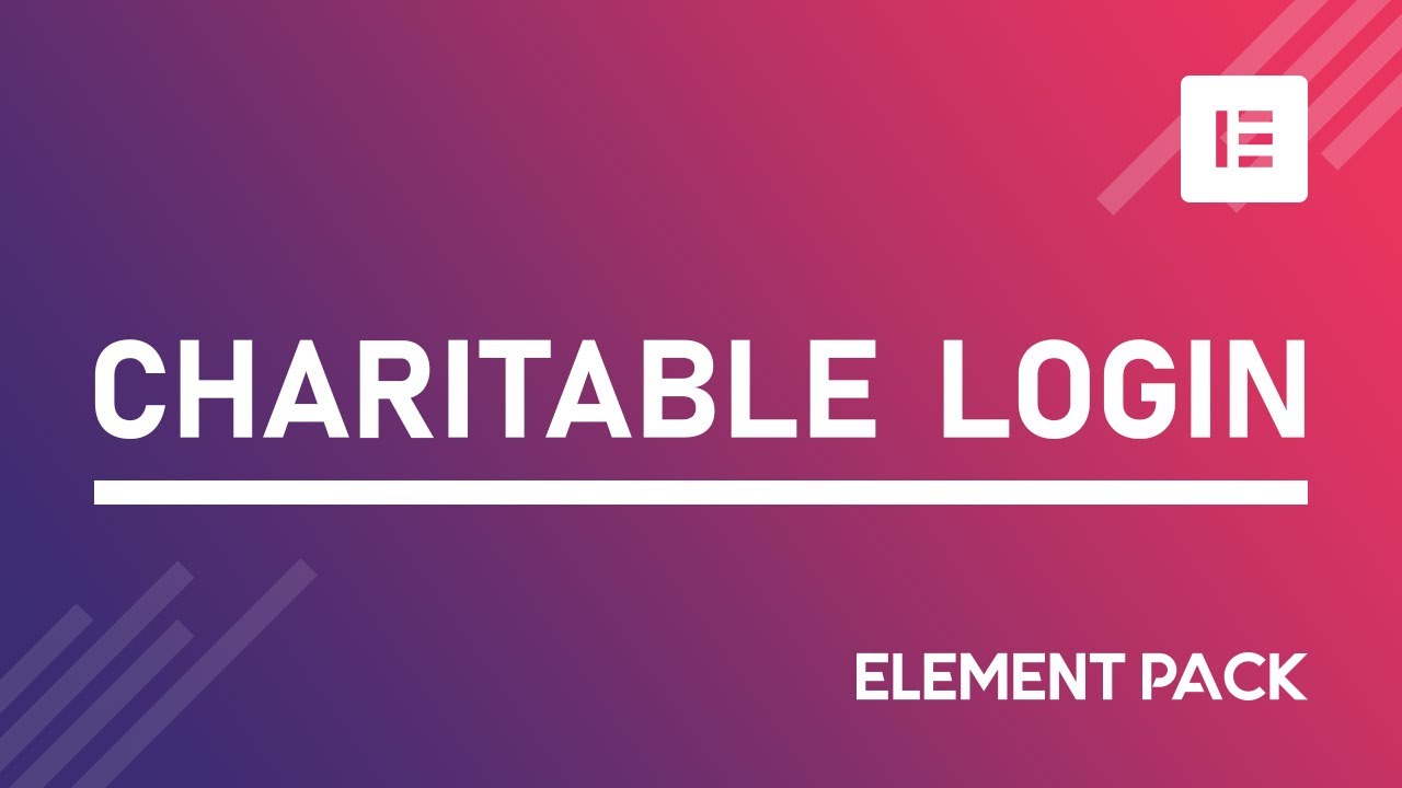 Charitable Login Video Thumbnail