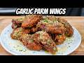 How To Make Crispy & Flavorful Garlic Parm Chicken Wings