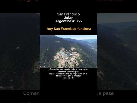 San Francisco, Jujuy desde el Microsoft Flight Simulator #sanfrancisco #jujuy #argentina #Msfs2024
