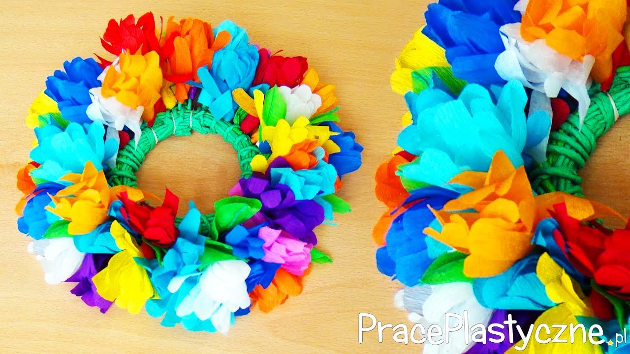 Jak zrobić wianek z bibuły?