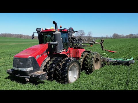 CASE IH STEIGER 580 Tractor & PUCK Manure Drag Line