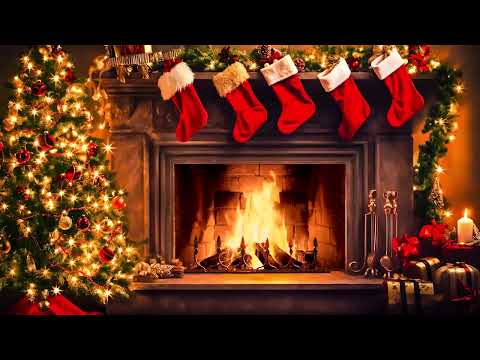 Michael Bublé Christmas Songs & Crackling Fireplace 🎄🔥 Michael Bublé Full Album 🔥