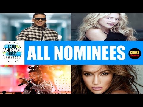Latin American Music Awards 2018 - ALL NOMINEES | October 25, 2018 Nominations | ChartExpress