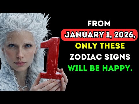 From January 1, 2026, only these zodiac signs will be happy.