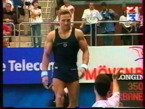 Dimitri KARBANENKO (FRA) vault - 1997 Lausanne worlds AA