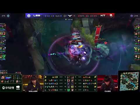 How did KT Cuzz survive this?  Great malphite ultimate from KT Kiin! KT vs LSB LCK spring playoffs