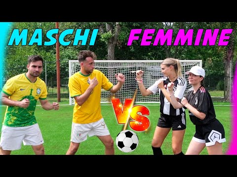 ⚽️ PIERINO and GNABRI vs. LOLA and SOFIA! Who's STRONGER? *MALES vs. FEMALES*