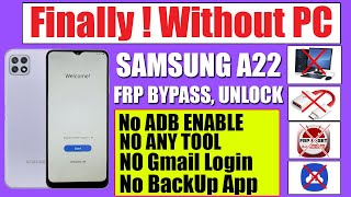 Samsung A22 FRP Bypass Android 11/12 Without Pc | New Method 2022