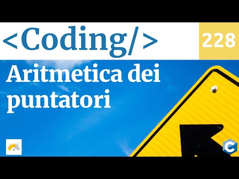 L'aritmetica dei puntatori del C - Video 228