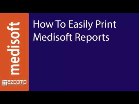 YouTube video about: How can a custom report be printed in medisoft?