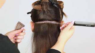 How to attach Quick & Easy tape extensions