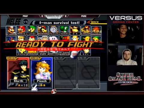 VS Weekly 07/17/16 - Winners R4 - Pwof (Marth, Sheik) vs Pure (Peach) - Melee