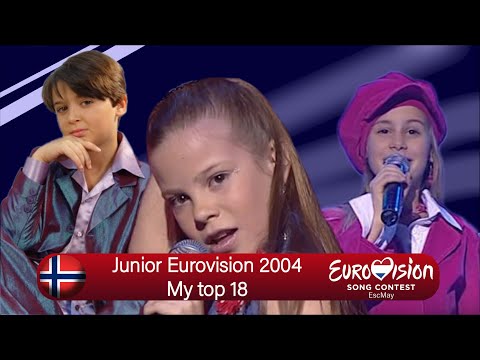 Junior Eurovision 2004 | My Top 18