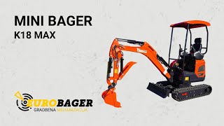 Купить гусеничный экскаватор Mini bager K18 MAX, KUBOTA motor - Изображение 4 | Machineryline MD Новый гусеничный экскаватор Mini bager K18 MAX, KUBOTA motor | Изображение 4 - Machineryline
