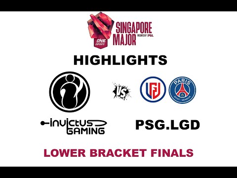 Invictus Gaming(IG) VS PSG.LGD Game 1 Highlights - ONE Esports Singapore Major 2021