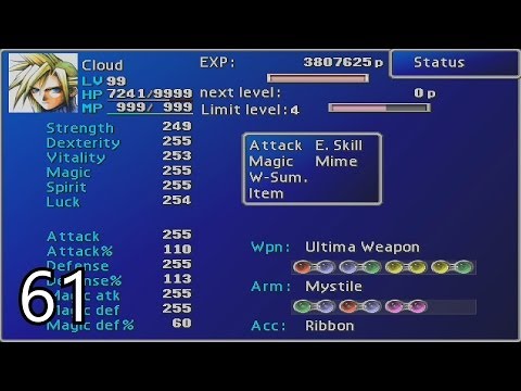 Final Fantasy VII Walkthrough Part 61 - Mastering Materia & Boosting Character Stats HD