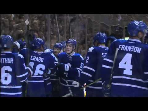 Hurricanes @ Leafs - Tim Connolly Scores in OT - 111213