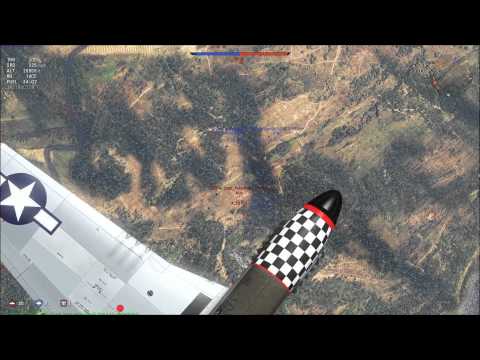 War Thunder P-51 RB Teamwork