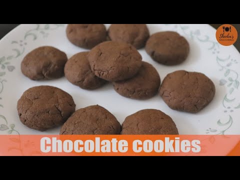 Chocolate cookies | Easy | Homemade | Sheeba's Indian Cookhouse