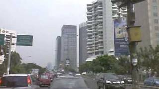preview picture of video 'Traffic on Jl. Jeneral Sudirman, Jakarta, Indonesia'