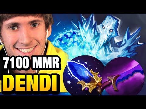 Dendi 7113 mmr AA Mid with Aghanim's Scepter & Shadow Blade Dota 2