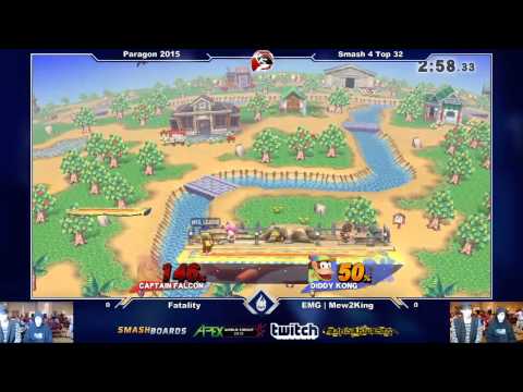 Paragon Orlando 2015 - Winners R2 - PL EMP | Mew2King (Diddy) vs. Fatality (C.Fal) - Smash 4