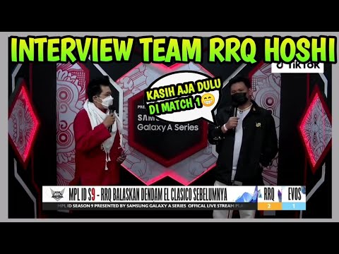 INTERVIEW TEAM RRQ || TANGGAPAN ALBERT SETELAH MAIN DI MPL ID SEASON 9 - MOBILE LEGENDS
