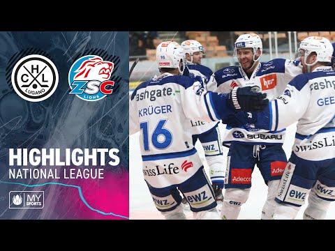 Lugano vs. ZSC Lions 2:3 – Highlights National League