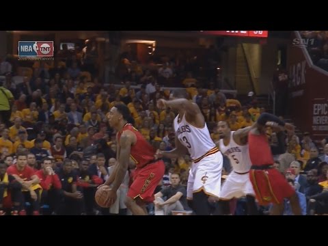 JR Smith Flagrant Foul on Paul Millsap - CAVS vs HAWKS | GAME 1 | MAY 2, 2016 | 2016 NBA Playoffs