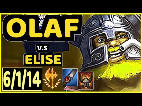 CARIOK (OLAF) vs ELISE - 6/1/14 KDA JUNGLE CHALLENGER GAMEPLAY - BR
