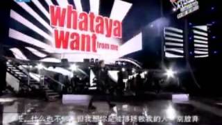 Whataya Want From Me - Adam Lambert ft. Zhang Wei [The Voice China contestant]