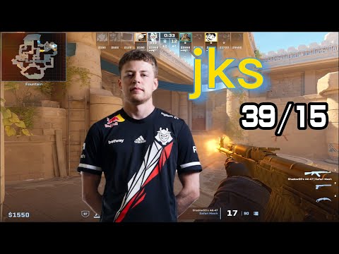 jks CS2 ANUBIS POV （39/15）64%HS ￨4 Quadro Kills (CS2 FACEIT POV) Dec 07, 2023